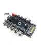 O.E.M PWM-4P-FAN-HUB 1 to 10 PC Cooling 4 Pin PWM Fan Hub Splitter SATA 12V Powered