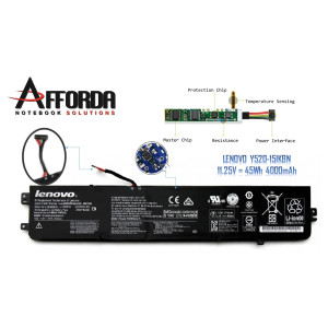 Battery Y520-15IKBN INTERNAL LI-ION 10.95V 4110mAH 1YW For Lenovo Laptop - BTYLNV200734