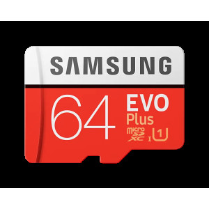 Samsung SAM-MICROSD Samsung EVO Plus MicroSD Card with Adapter 32GB / 64GB / 128GB / 256GB / 512GB .Class 10, Suitable for Dashcam