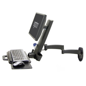 Ergotron 200 Series Combo Arm (white) Keyboard & Monitor Mount (45-230-216)