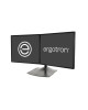 Ergotron 33-322-200 Ergotron DS100 Dual-Monitor Desk Stand Horizontal Two-Monitor Mount (33-322-200)