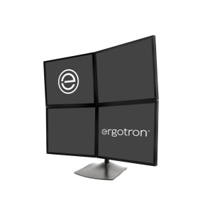 Ergotron 33-324-200 Ergotron DS100 Quad-Monitor Desk Stand Four-Monitor Mount (33-324-200)