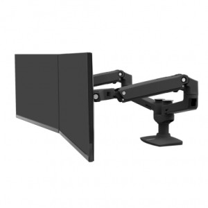 Ergotron 45-245-026 Ergotron LX Dual Side-by-Side Arm Two-Monitor Mount 45-245-026
