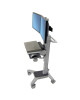 Ergotron 24-194-055 Ergotron Neo-Flex® Dual WideView WorkSpace Dual-Display Cart (24-194-055)