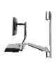 Ergotron 45-583-216 Ergotron SV Combo Arm with Worksurface & Pan (white) Keyboard & Monitor Mount Workstation (45-583-216)