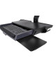 Ergotron 45-594-026 Ergotron SV Combo System with Worksurface & Pan Small CPU Holder (aluminum) Keyboard & Monitor Mount Workstation (45-594-026)