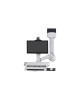 Ergotron 45-594-216 Ergotron SV Combo System with Worksurface & Pan Small CPU Holder (white) Keyboard & Monitor Mount Workstation (45-594-216)