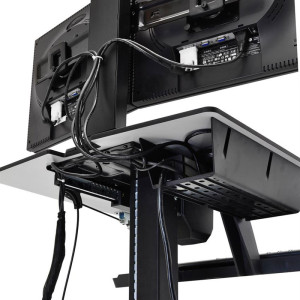 Ergotron WorkFit-S Single HD Workstation with Worksurface (black) For Heavy Display 16–28 lbs monitor (33-351-200) Ergotron WorkFit-S Single HD Workstation with Worksurface (black) For Heavy Display 16–28 lbs monitor (33-351-200)