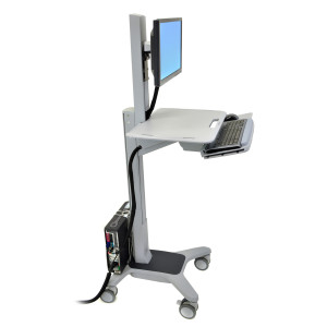 Ergotron WorkFit-C Single LD Sit-Stand Workstation Mobile Desk Workstation (24-198-055) Ergotron WorkFit-C Single LD Sit-Stand Workstation Mobile Desk Workstation (24-198-055)