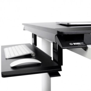 Ergotron 33-467-921 Ergotron WorkFit-TX Standing Desk Converter Sit-Stand Desk Workstation - Height-Adjustable Keyboard (33-467-921)