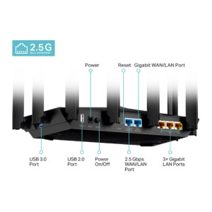 TP-Link Archer AX95 AX7800 Tri-Band 8-Stream Wi-Fi 6 Router TP-Link Archer AX95 AX7800 Tri-Band 8-Stream Wi-Fi 6 Router
