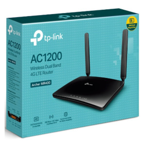 TP-Link Archer MR400 AC1200 Wireless Dual Band 4G LTE Router TP-Link Archer MR400 AC1200 Wireless Dual Band 4G LTE Router