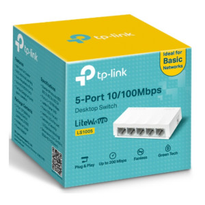 TP-Link LS1005 5-Port 10/100Mbps Desktop Switch TP-Link LS1005 5-Port 10/100Mbps Desktop Switch