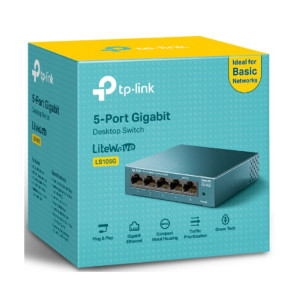 TP-Link LS105G 5-Port 10/100/1000Mbps Desktop Switch TP-Link LS105G 5-Port 10/100/1000Mbps Desktop Switch