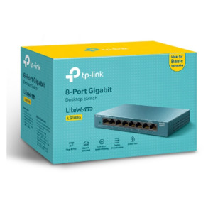 TP-Link LS108G 8-Port 10/100/1000Mbps Desktop Switch TP-Link LS108G 8-Port 10/100/1000Mbps Desktop Switch
