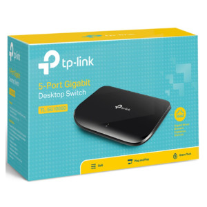 TP-Link TL-SG1005D 5-Port Gigabit Desktop Switch TP-Link TL-SG1005D 5-Port Gigabit Desktop Switch