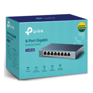 TP-Link TL-SG108 8-Port Gigabit Desktop Switch TP-Link TL-SG108 8-Port Gigabit Desktop Switch