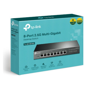 TP-Link TL-SG108-M2 8-Port 2.5G Desktop Switch TP-Link TL-SG108-M2 8-Port 2.5G Desktop Switch