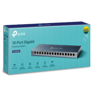 TP-Link TL-SG116 16-Port Gigabit Desktop Switch TP-Link TL-SG116 16-Port Gigabit Desktop Switch