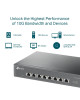 TP-LINK TL-SX1008 TP-Link TL-SX1008 8-Port 10G Desktop/Rackmount Switch