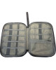 O.E.M BAG-23-16-3-GREY Cables and Power Bank Organizer and Multifunction Pouch 23x16 cm