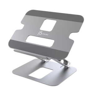 j5 create Multi-Angle Laptop Stand Aluminum (Space Gray / Silver) 2 YW - JTS127 j5 create Multi-Angle Laptop Stand Aluminum (Space Gray / Silver) 2 YW - JTS127