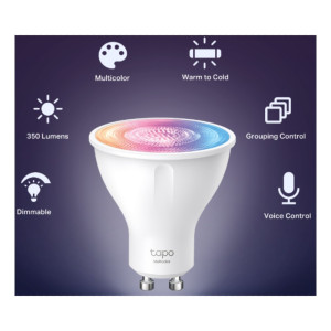 TP-Link Tapo L630 Smart Wi-Fi Spotlight, Multicolor TP-Link Tapo L630 Smart Wi-Fi Spotlight, Multicolor