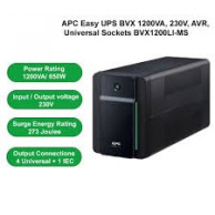 APC Easy UPS 1200VA 230V AVR Universal Sockets BVX1200LI-MS