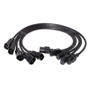APC Kit Kabel Kuasa (5 ea), C13 ke C14, 0.6m (AP9890)