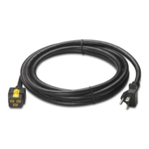 APC NetShelter Power Cord, Locking, IEC C19 to NEMA 5-20P, 3.0m AP8751 APC NetShelter Power Cord, Locking, IEC C19 to NEMA 5-20P, 3.0m AP8751
