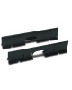 APC AR8163ABLK APC Pemisah Kabel Data, NetShelter, 600mm Lebar, laluan melalui (AR8163ABLK)