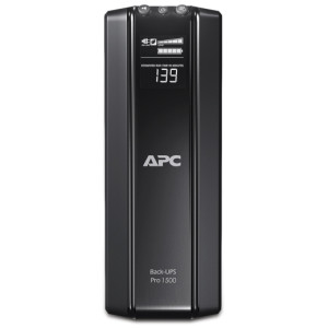 APC Power-Saving Back-UPS Pro 1500, 1500VA, 230V, LCD, 12 IEC outlets (5 surge) br1500gi