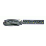 APC Rack PDU Extender, Basic, 2U, 30A, 100/120/200/208V, (4)L5-20 AP7580