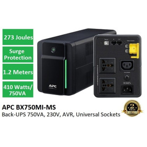 APC Back-UPS 750VA 230V AVR Universal Sockets BX750MI-MS