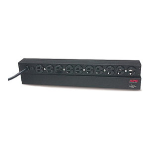 APC PDU Rack, 1U, 15A, 120V,(10) 5-15 AP9562