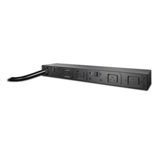 APC PDU Rak, Asas, 1U, 30A, 208V,(4) C19s AP9570