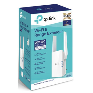 TP-Link RE505X AX1500 Wi-Fi Range Extender TP-Link RE505X AX1500 Wi-Fi Range Extender