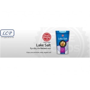 FINE FOOD LAKE SALT 300GM (LOW IN SODIUM)- SEASONING Condiments, Salts image