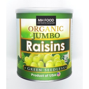 MH FOOD ORGANIC GREEN JUMBO RAISIN (300GM) -SNACK Ready to Eat, Snacks image