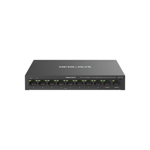 Mercusys Network 100Mbps PoE Switch MS110CP 8-Port 10/100Mbps + 2-Port Gigabit Desktop Switch with 8-Port PoE+