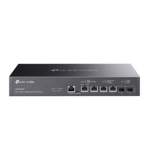 Omada 4-Port PoE++ 10GBase-T L2+ Managed Switch with 2 10GE SFP+ Slots SX3206HPP