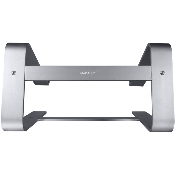 Macally Computer Stand Macally Space Gray Aluminum Horizontal Laptop Stand for Laptops and ...