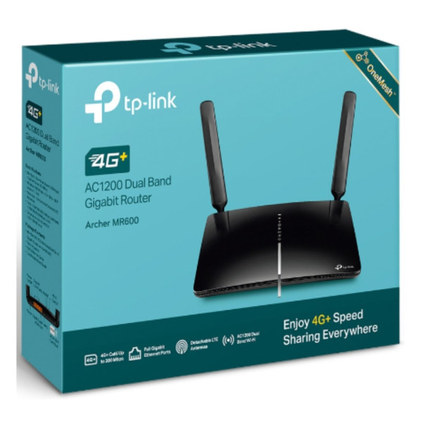 Home Router Mr600 TP-Link Archer MR600 4G+ Cat6 AC1200 Wireless Dual Band Gigabit Router