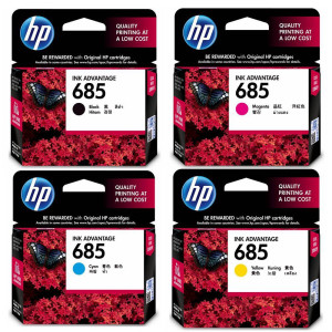 HP 685 Black Original Ink Advantage Cartridge [ ORIGINAL ]