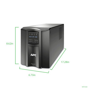 APC Smart-UPS Line Interactive 1000VA Tower 120V AVR LCD SMT1000C